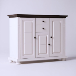 Comodă VERO lemn masiv cu 3 usi si 2 sertare