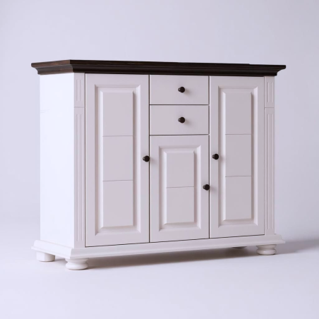 Comodă VERO lemn masiv cu 3 usi si 2 sertare