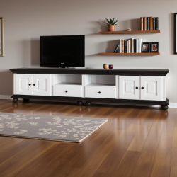 Comoda TV Bucov, lemn masiv, 250 x 45 x 55 cm