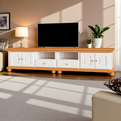 Comoda TV Bucov, lemn masiv, 250 x 45 x 55 cm