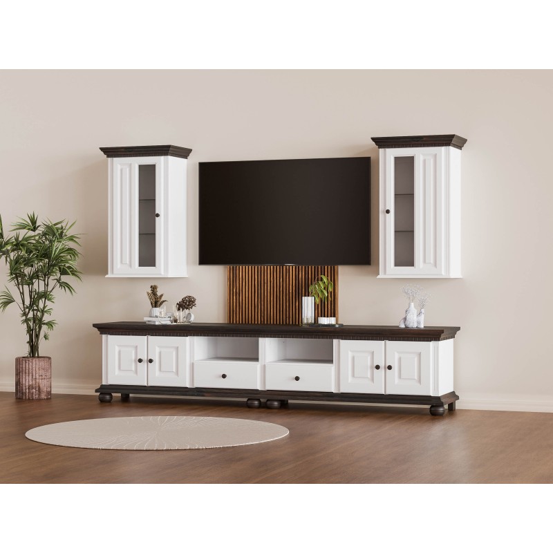 Comoda TV Bucov, lemn masiv, 250 x 45 x 55 cm
