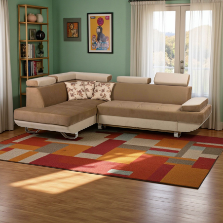 Coltar living extensibil Madeira, design modern & lada depozitare