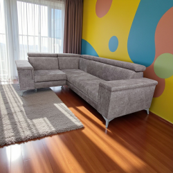 Coltar extensibil living cu lada de depozitare, Oliver