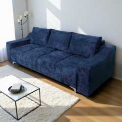 Canapea living moderna Luna, extensibila cu lada