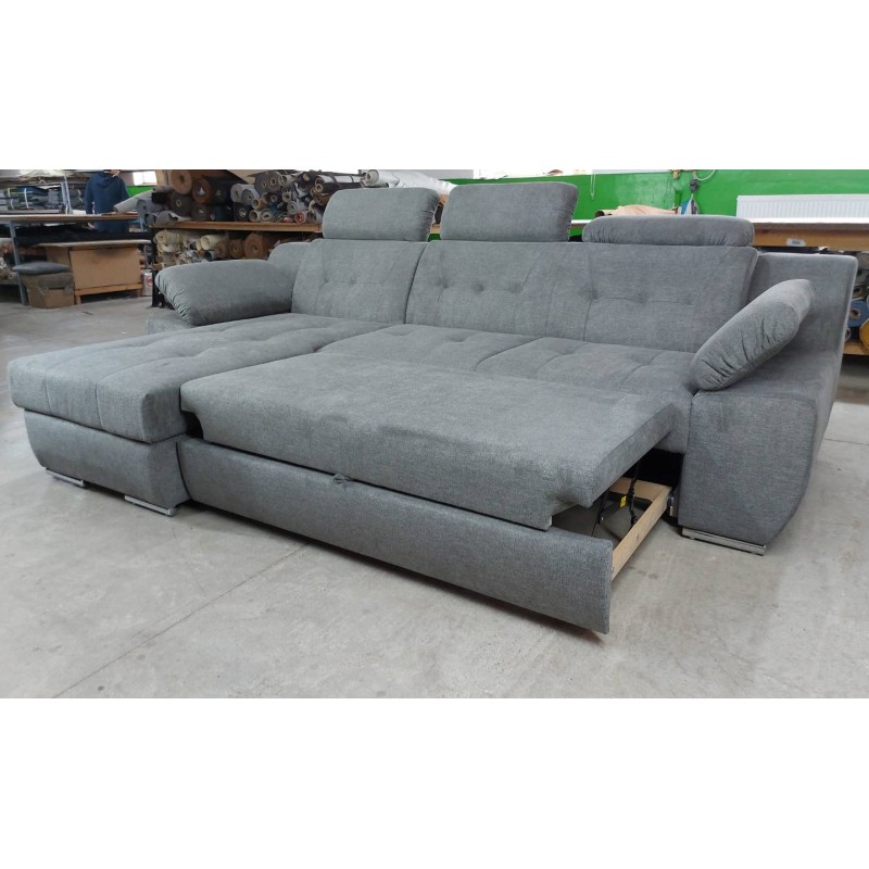 Coltar living extensibil LORD, tetiere reglabile & lada depozitare, personalizabil la comanda
