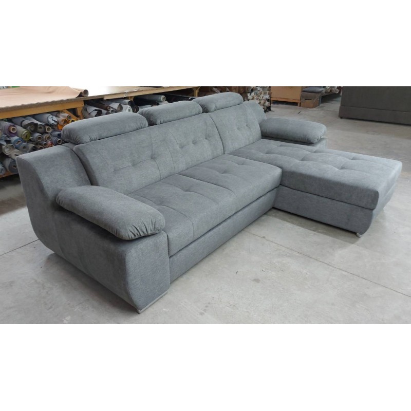 Coltar living extensibil LORD, tetiere reglabile & lada depozitare, personalizabil la comanda