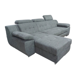 Coltar living extensibil LORD, tetiere reglabile & lada depozitare, personalizabil la comanda