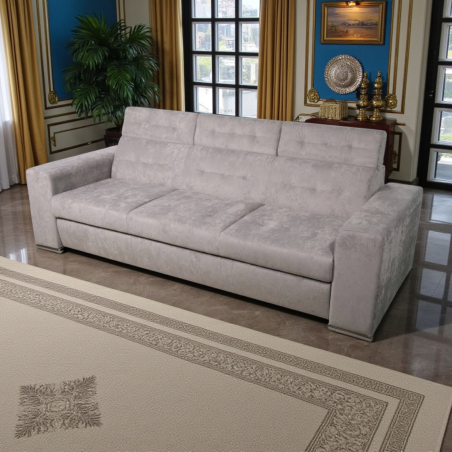 Canapea living extensibila 3 locuri Matrix cu tetiere, personalizabila la comanda