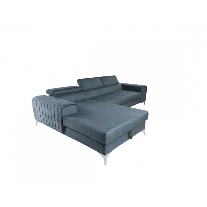 Coltar CARO extensibil cu lada depozitare & tetiere reglabile, personalizabil