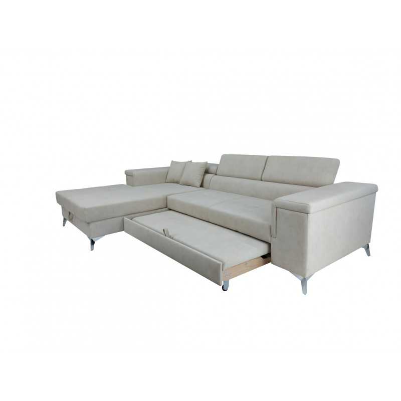 Coltar extensibil Remo – coltar modern cu ladă si tetiere reglabile