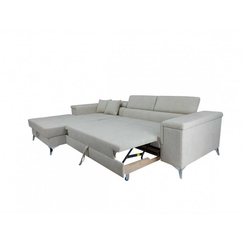 Coltar extensibil Remo – coltar modern cu ladă si tetiere reglabile