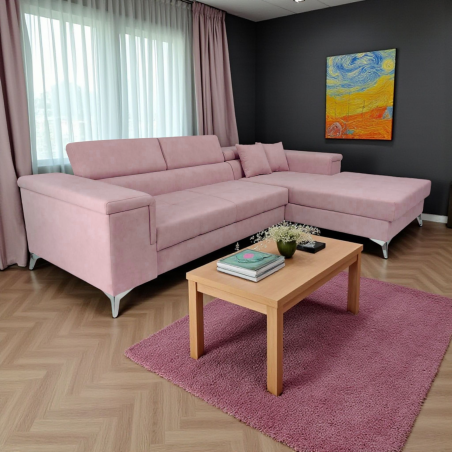 Coltar extensibil Remo – coltar modern cu ladă si tetiere reglabile