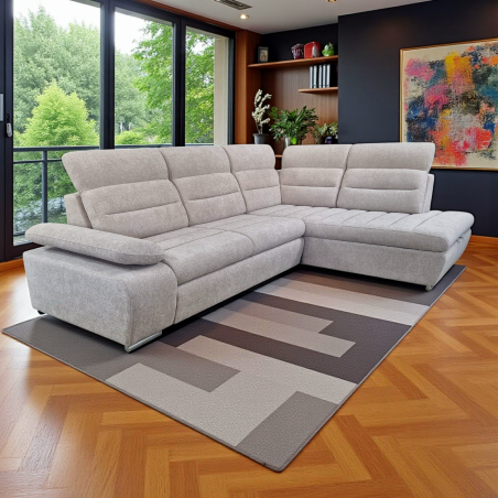 Coltar living modern Venus, extensibil cu lada depozitare