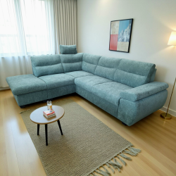 Coltar living, extensibil cu lada, OTTO, colt stasnga, stofa