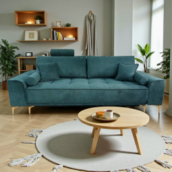 Canapea moderna de calitate BARON, personalizabila, extensibila cu lada