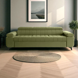 Canapea 3 locuri extensibila cu design modern,tetiere cap reglabile DAVID