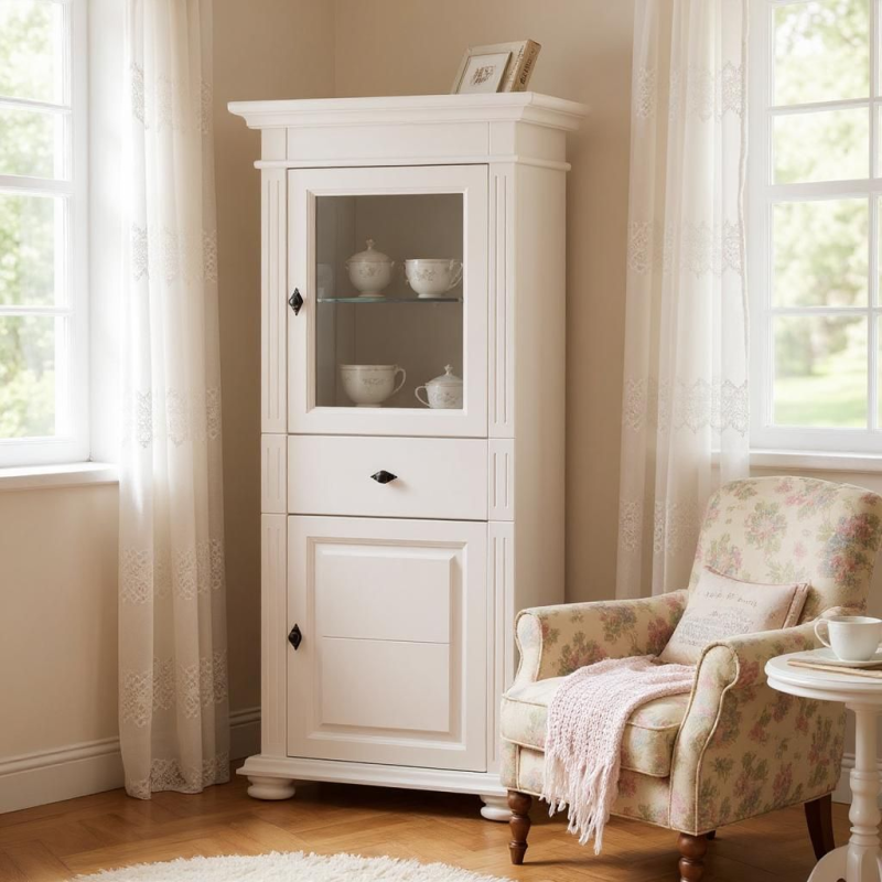 Set Living Mara / Lemn Masiv-Alb
