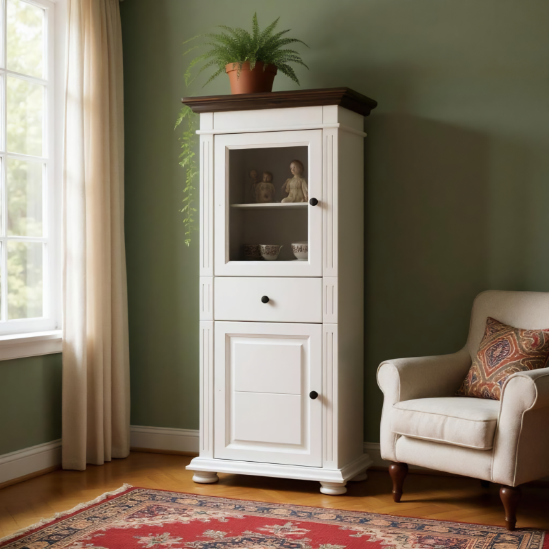 Set Living Mara / Lemn Masiv-Alb